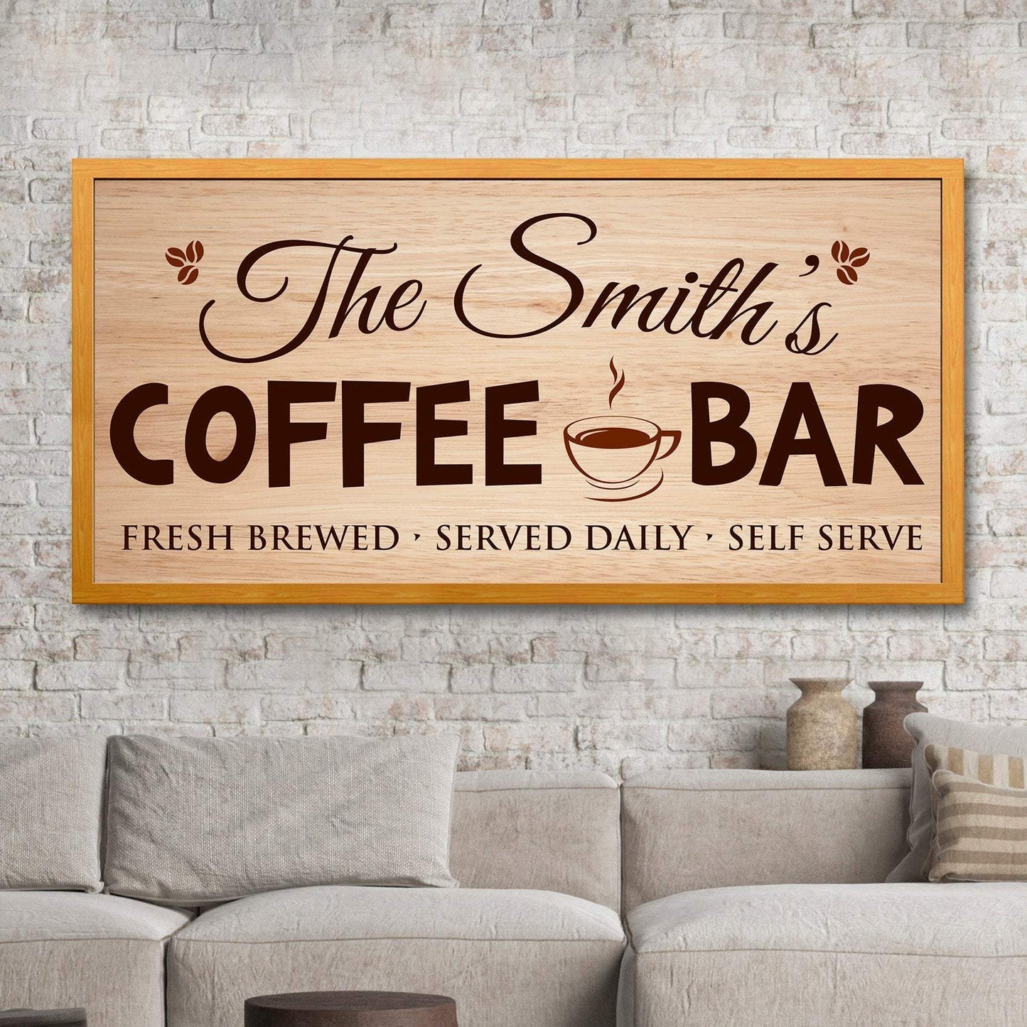 Coffee Bar Sign II - Tailored Canvases - Flyclothing LLC