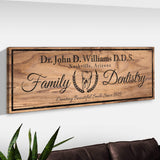 Dentist Sign VIII - Tailored Canvases - Flyclothing LLC