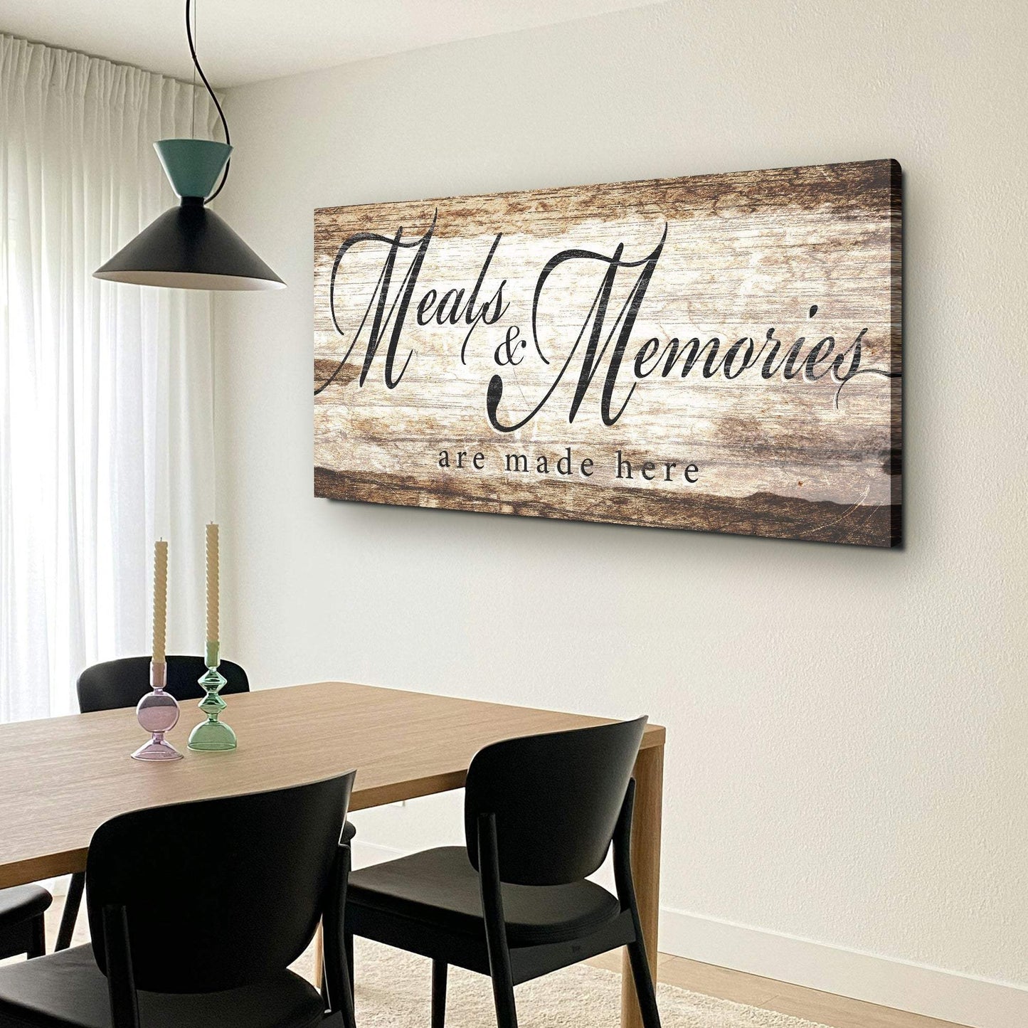 Meals and Memories are Made Here Kitchen Sign II - Tailored Canvases - Flyclothing LLC