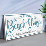 Personalized Beach House Sign II - Tailored Canvases - Flyclothing LLC