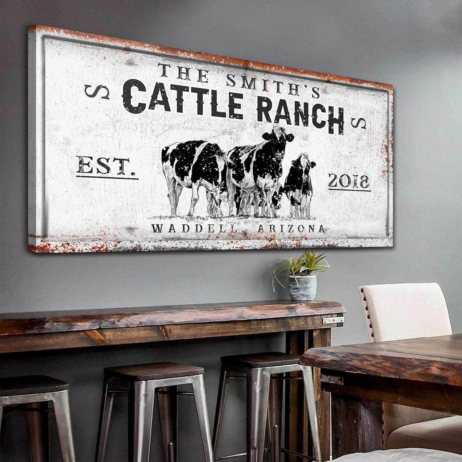 Branded Cattle Ranch Sign V - Tailored Canvases - Flyclothing LLC