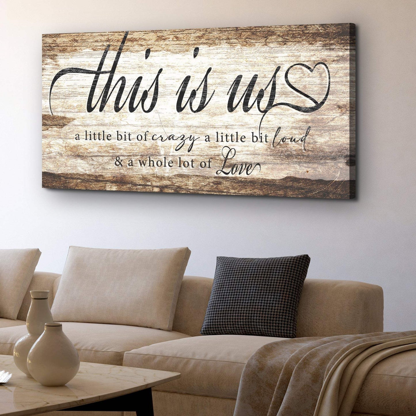 This Is Us Sign - Tailored Canvases - Flyclothing LLC