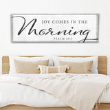 Joy Comes In The Morning Faith Sign IV - Tailored Canvases - Flyclothing LLC