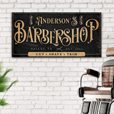 Personalized Barbershop Sign - Tailored Canvases - Flyclothing LLC