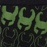 Marvel Avengers Loki Pattern Green and Black Gift Set - Cufflinks.com - Flyclothing LLC