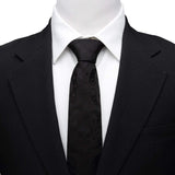 Marvel Avengers Paisley Icons Print Black Tie - Cufflinks.com - Flyclothing LLC