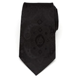 Marvel Avengers Paisley Icons Print Black Tie - Cufflinks.com - Flyclothing LLC