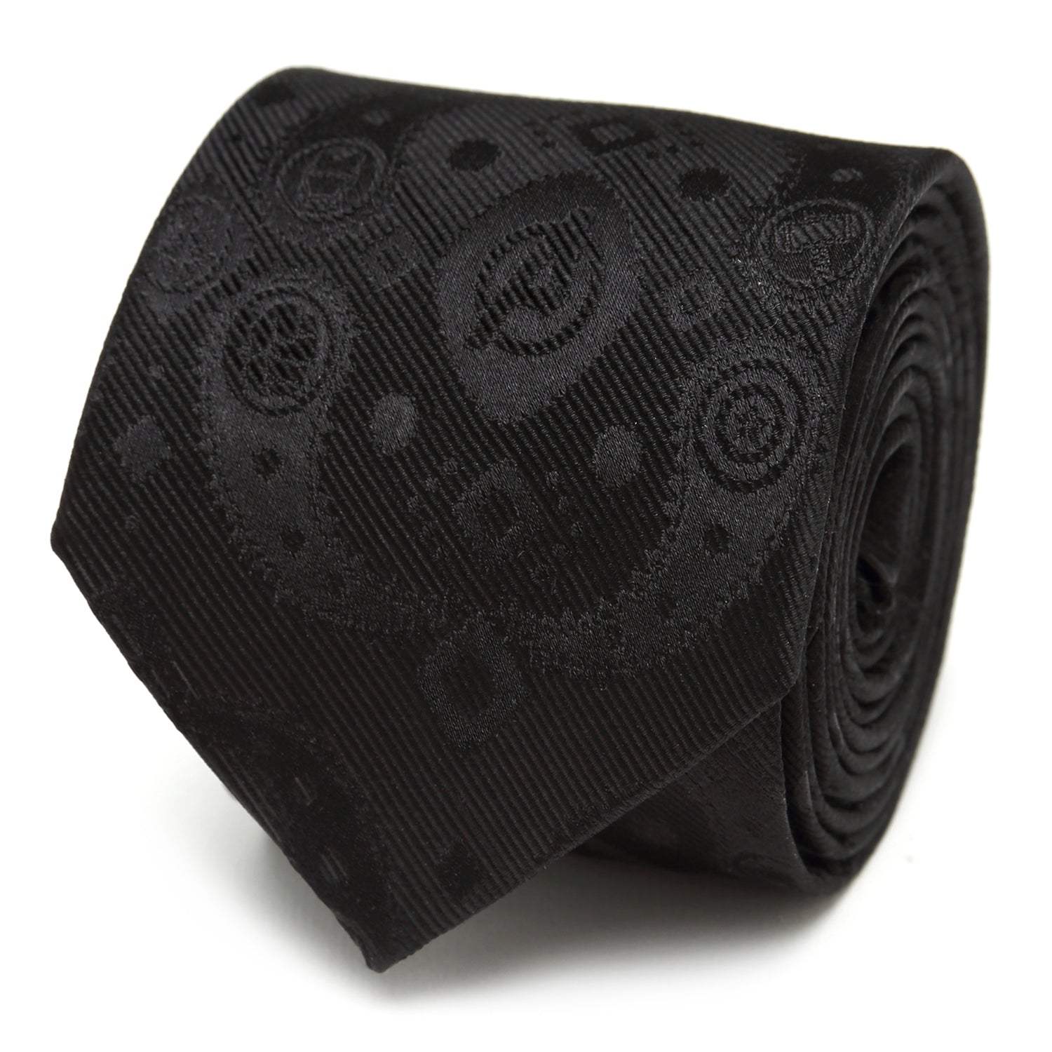 Marvel Avengers Paisley Icons Print Black Tie - Cufflinks.com - Flyclothing LLC