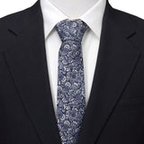 Marvel Avengers Paisley Icons Navy Men's Tie - Cufflinks.com - Flyclothing LLC