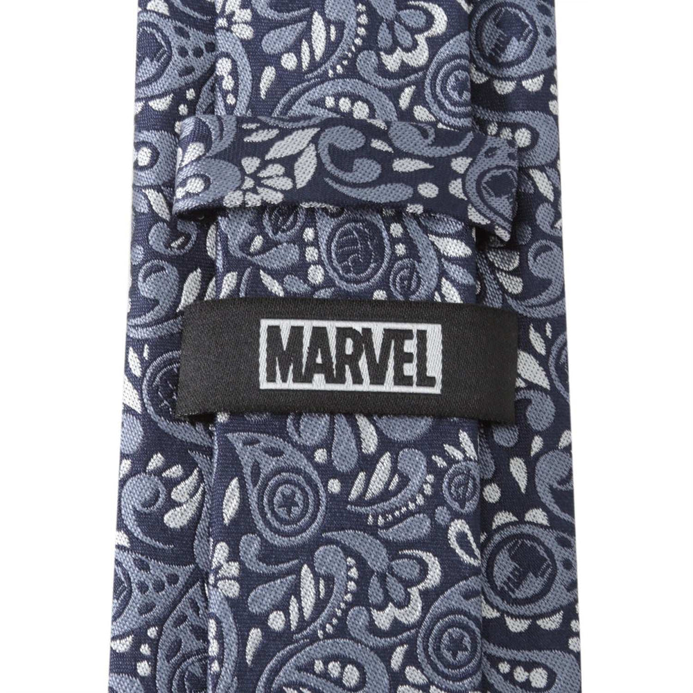 Marvel Avengers Paisley Icons Navy Men's Tie - Cufflinks.com - Flyclothing LLC