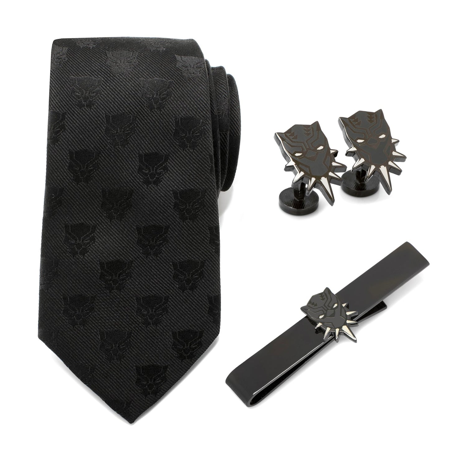 Marvel Black Panther 3 Piece Necktie Gift Set - Cufflinks.com - Flyclothing LLC