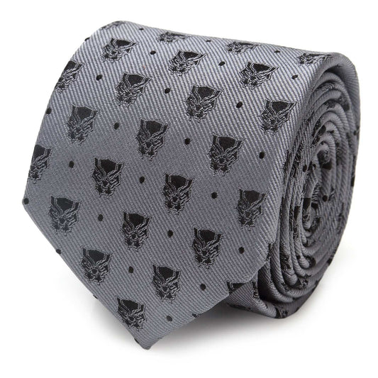 Marvel Black Panther Gray Dot Tie - Cufflinks.com - Flyclothing LLC