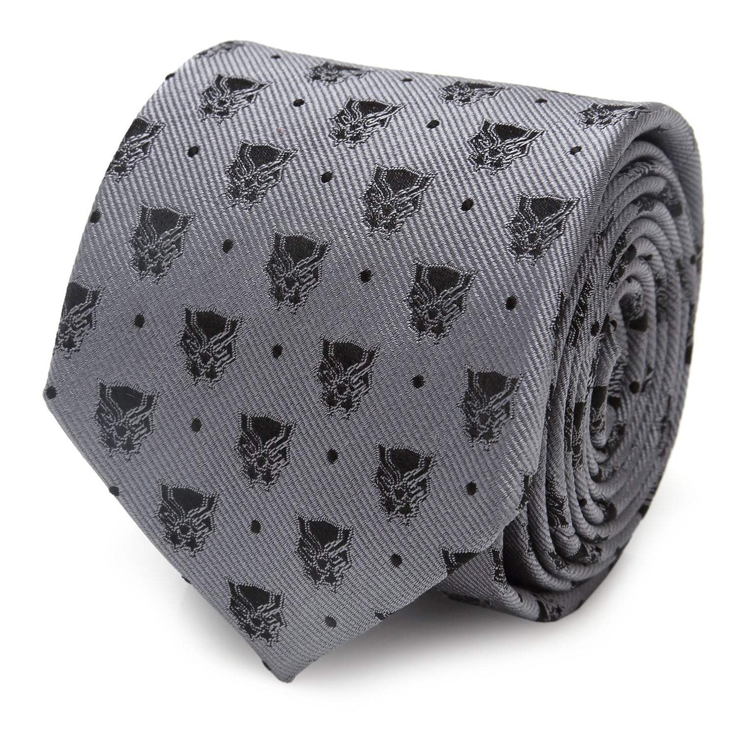 Marvel Black Panther Gray Dot Tie - Cufflinks.com - Flyclothing LLC