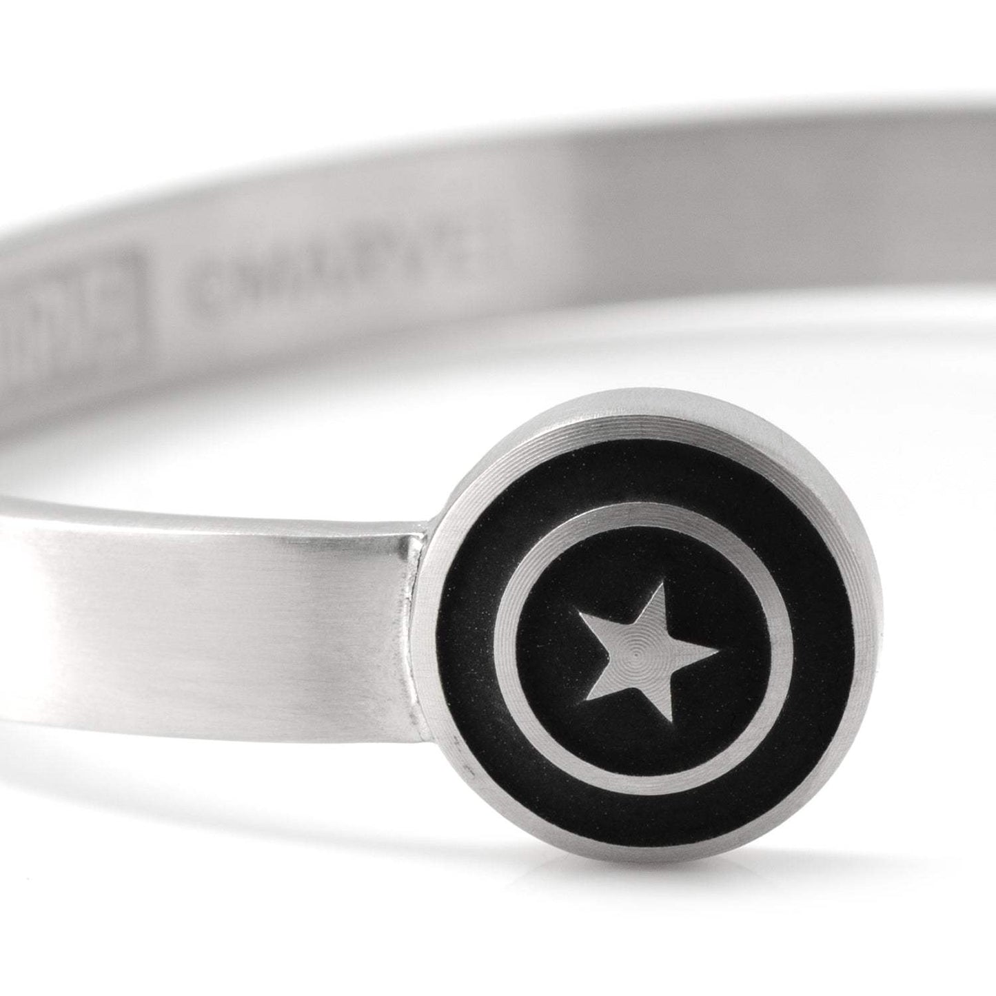 Marvel Captain America Stainless Steel Cuff Bracelet - Cufflinks.com - Flyclothing LLC
