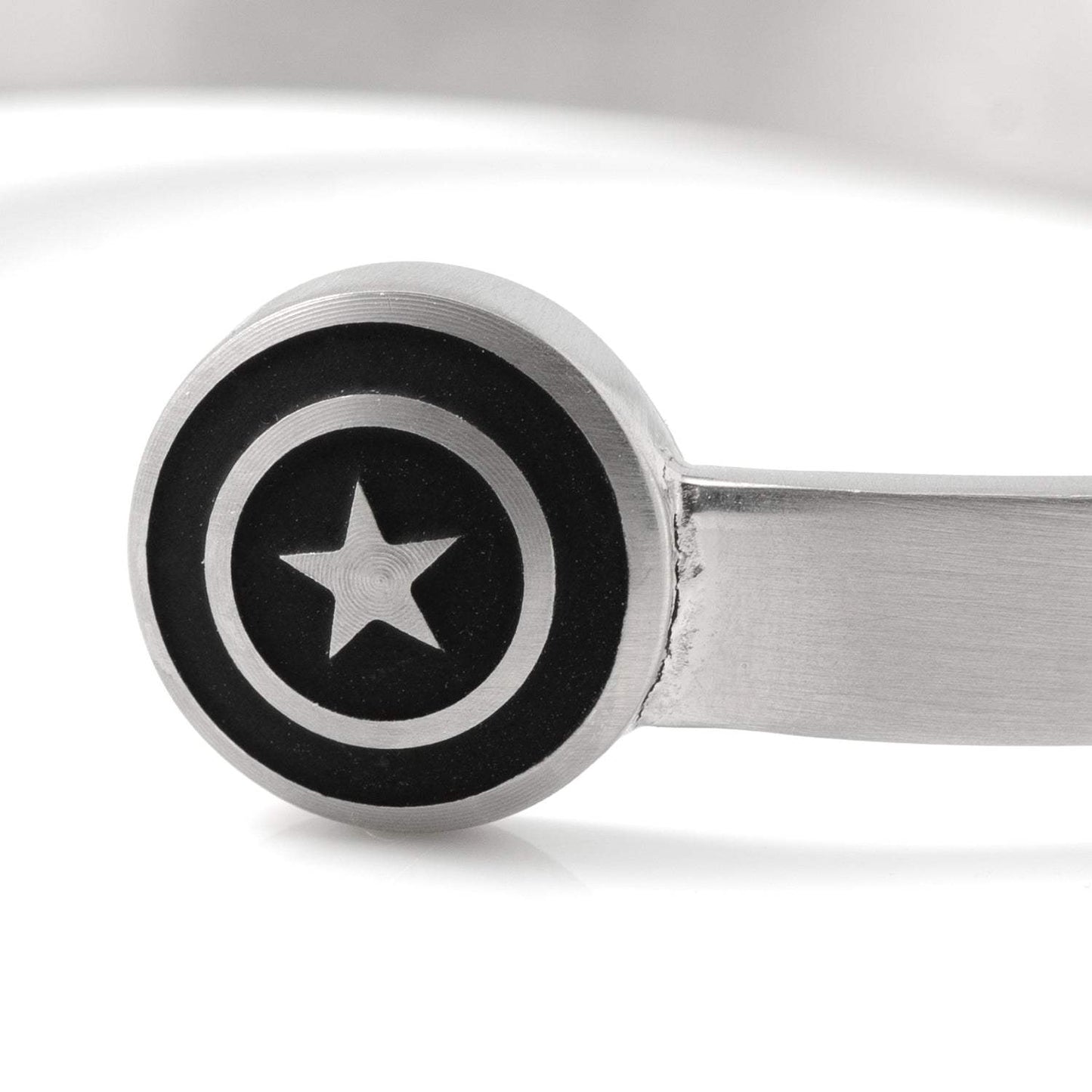Marvel Captain America Stainless Steel Cuff Bracelet - Cufflinks.com - Flyclothing LLC