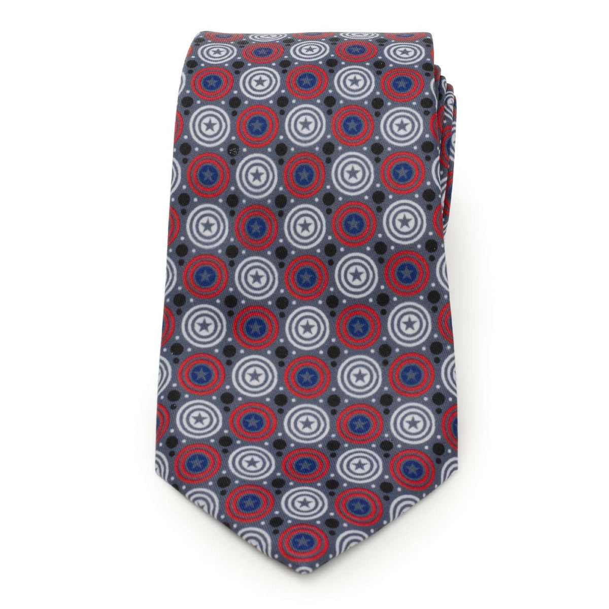 Marvel Captain America Gray Dot Men's Tie - Cufflinks.com - Flyclothing LLC