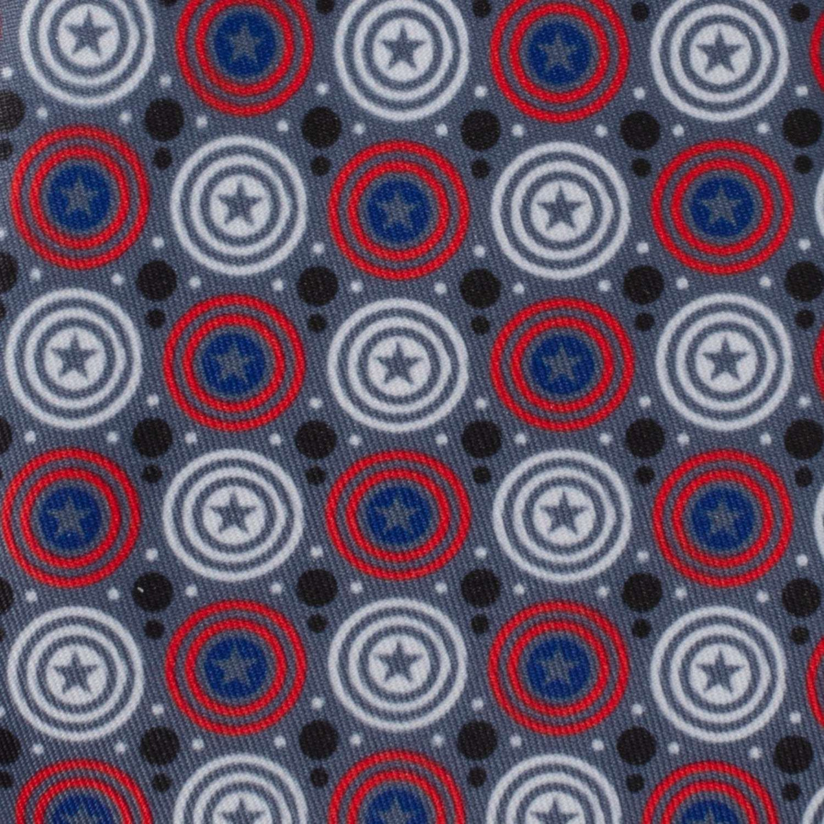 Marvel Captain America Gray Dot Men's Tie - Cufflinks.com - Flyclothing LLC