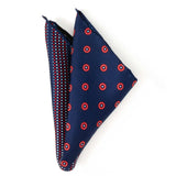 Marvel Captain America Shield Navy Pocket Square - Cufflinks.com - Flyclothing LLC