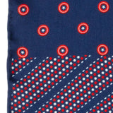 Marvel Captain America Shield Navy Pocket Square - Cufflinks.com - Flyclothing LLC