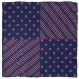 Marvel Captain America Shield Navy Pocket Square - Cufflinks.com - Flyclothing LLC