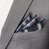 Marvel Captain America Gray Plaid Pocket Square - Cufflinks.com - Flyclothing LLC