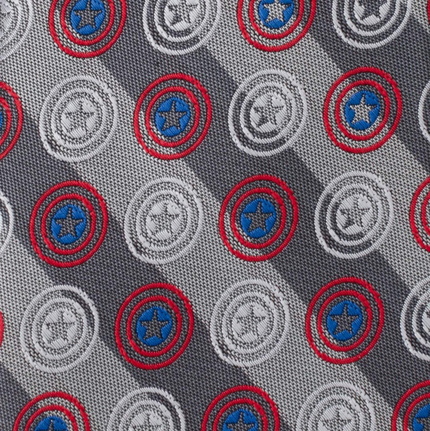 Marvel Captain America Gray Stripe Men's Tie - Cufflinks.com - Flyclothing LLC