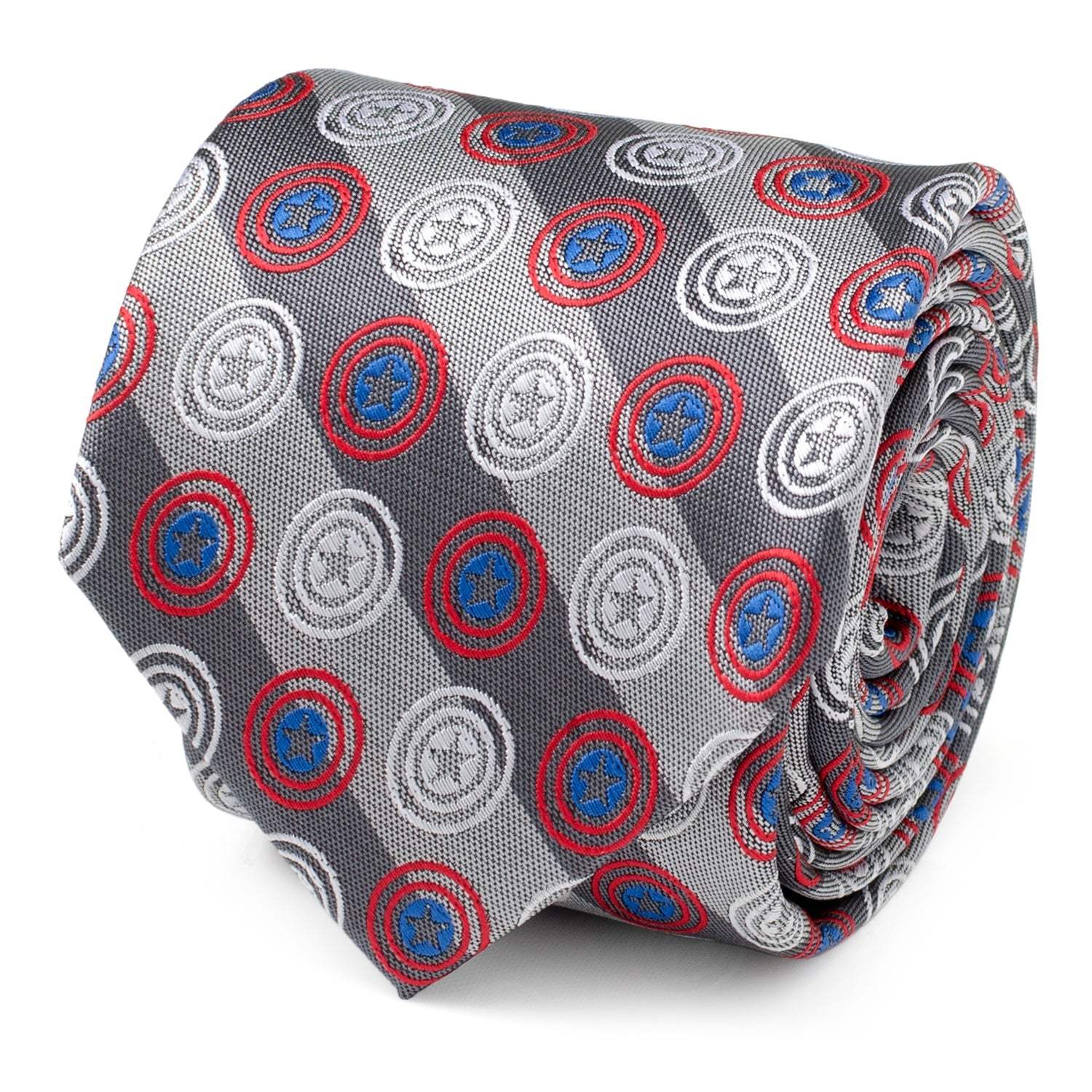Marvel Captain America Gray Stripe Men's Tie - Cufflinks.com - Flyclothing LLC