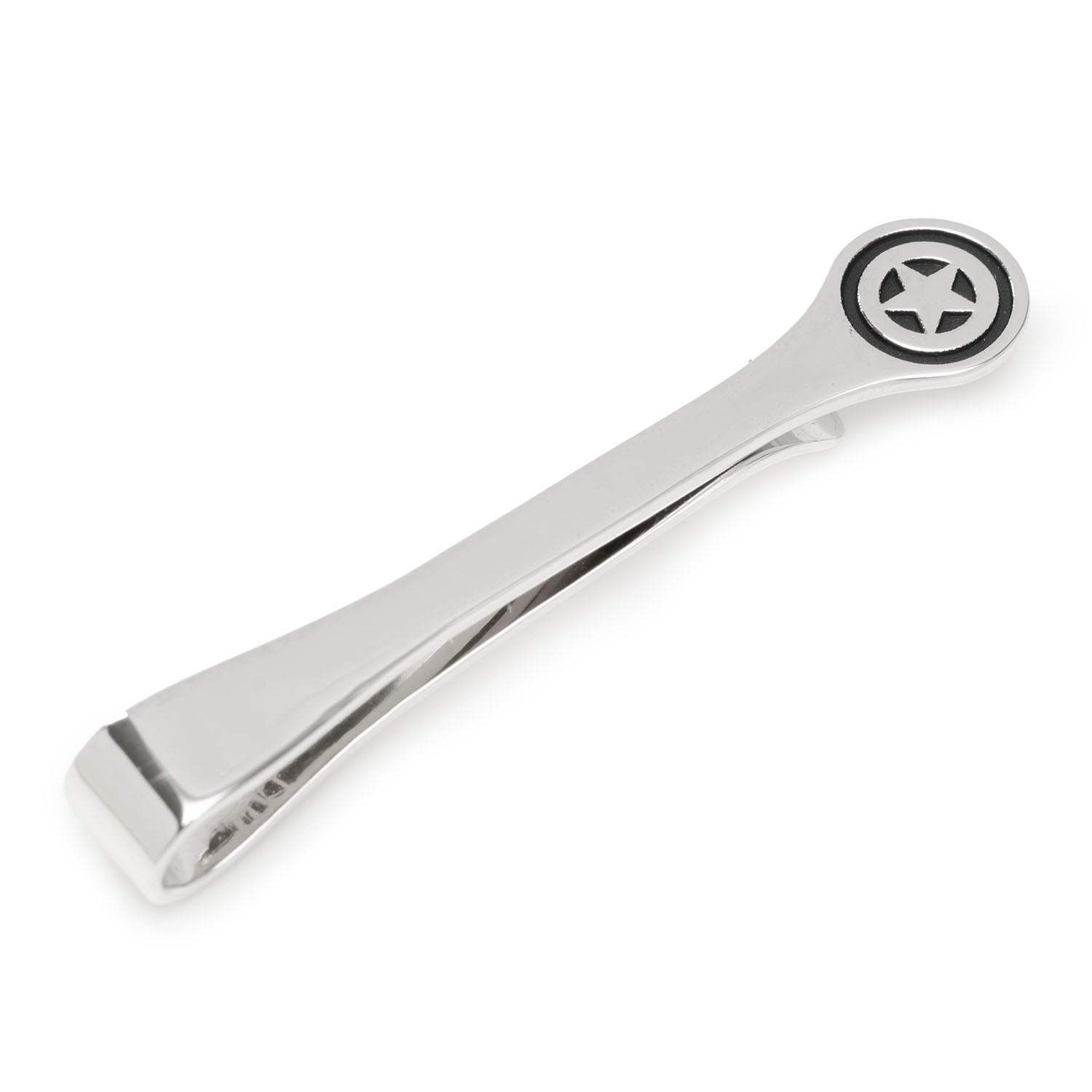 Marvel Captain America Sterling Silver Tie Bar - Cufflinks.com - Flyclothing LLC