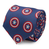 Marvel Captain America Hidden Message Blue Men's Tie