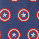 Marvel Captain America Hidden Message Blue Men's Tie - Cufflinks.com - Flyclothing LLC