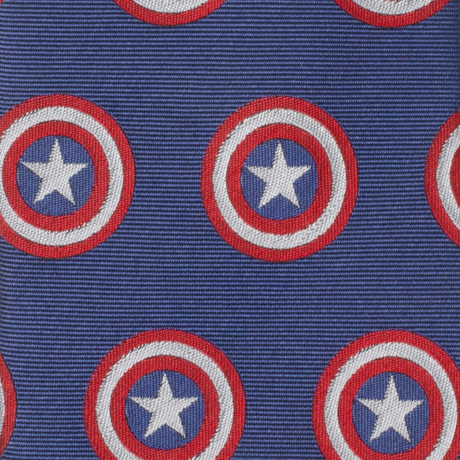 Marvel Captain America Hidden Message Blue Men's Tie - Cufflinks.com - Flyclothing LLC