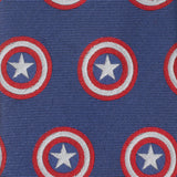 Marvel Captain America Hidden Message Blue Men's Tie