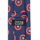 Marvel Captain America Hidden Message Blue Men's Tie - Cufflinks.com - Flyclothing LLC