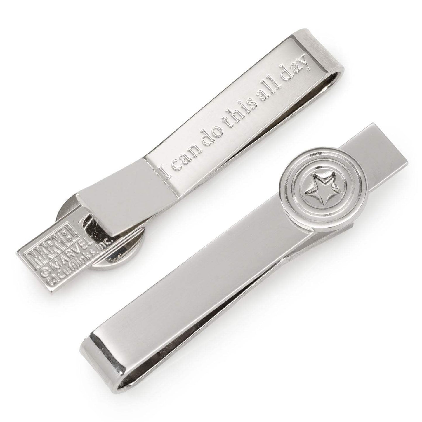Marvel Captain America Hidden Message Tie Bar - Cufflinks.com - Flyclothing LLC