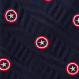 Marvel Captain America Navy Tie - Cufflinks.com - Flyclothing LLC