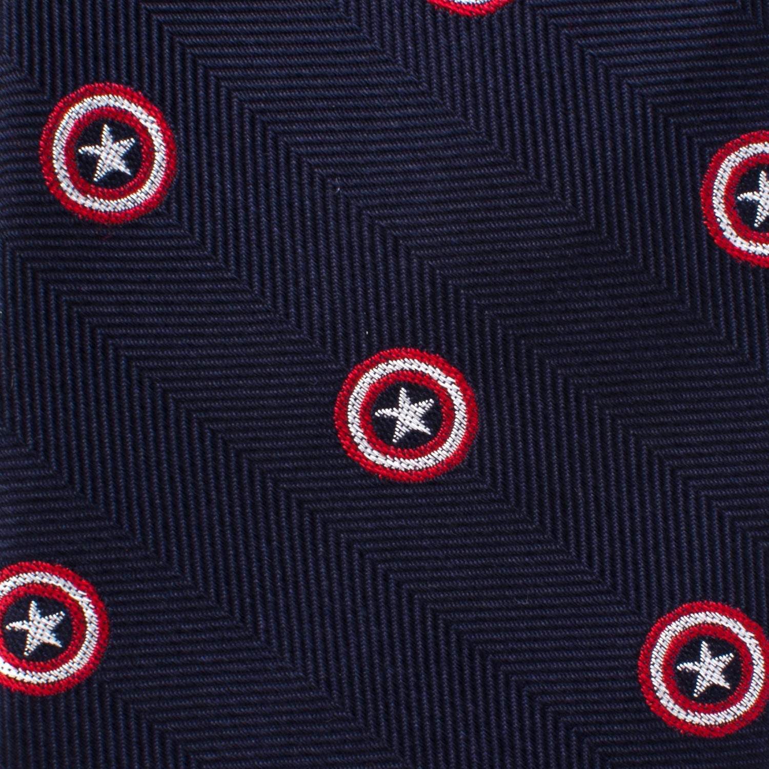 Marvel Captain America Navy Tie - Cufflinks.com - Flyclothing LLC