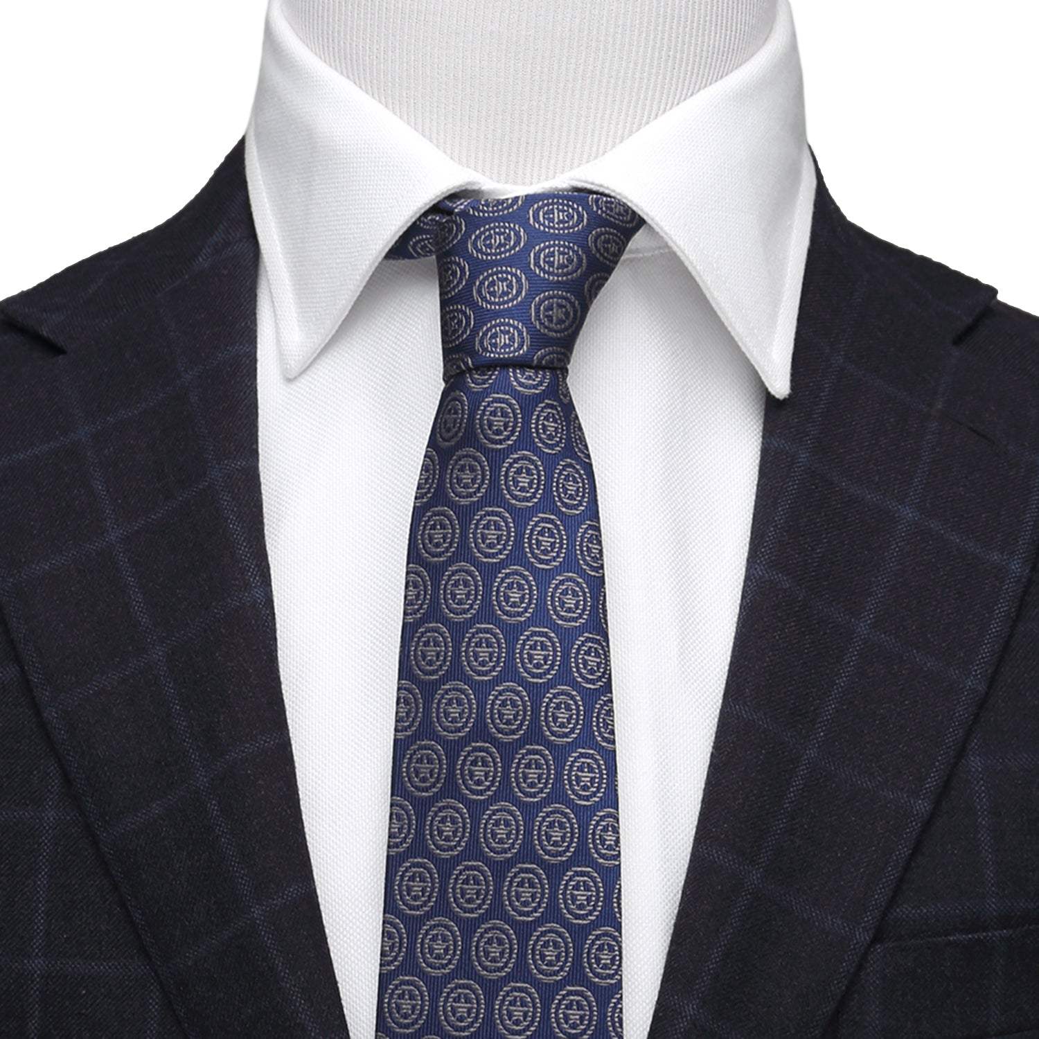Marvel Captain America Shield Blue Men's Tie - Cufflinks.com - Flyclothing LLC