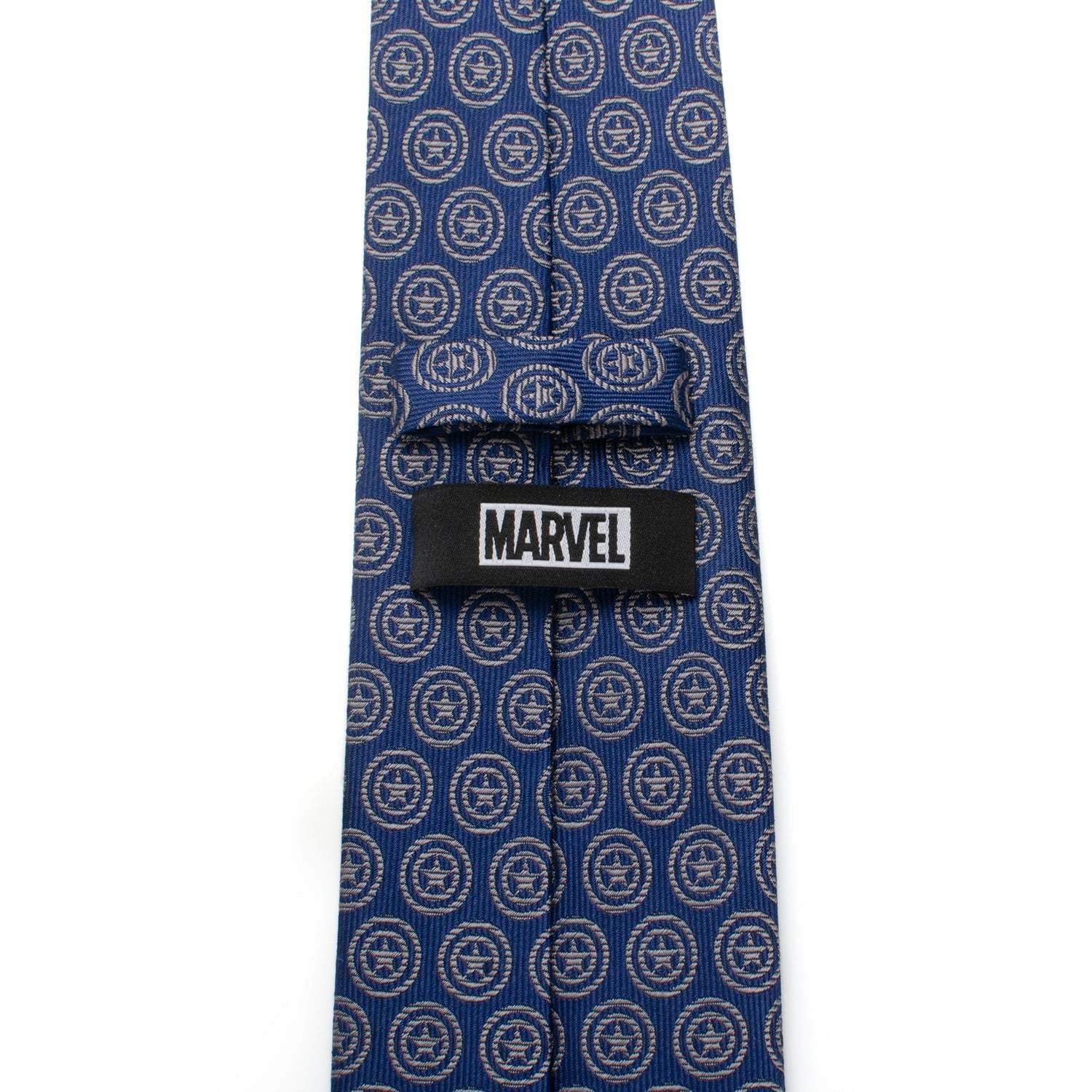 Marvel Captain America Shield Blue Men's Tie - Cufflinks.com - Flyclothing LLC