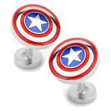 Marvel Avengers Captain America Shield Cufflinks - Cufflinks.com - Flyclothing LLC
