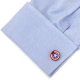 Marvel Avengers Captain America Shield Cufflinks - Cufflinks.com - Flyclothing LLC