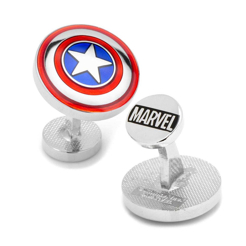Marvel Avengers Captain America Shield Cufflinks - Cufflinks.com - Flyclothing LLC