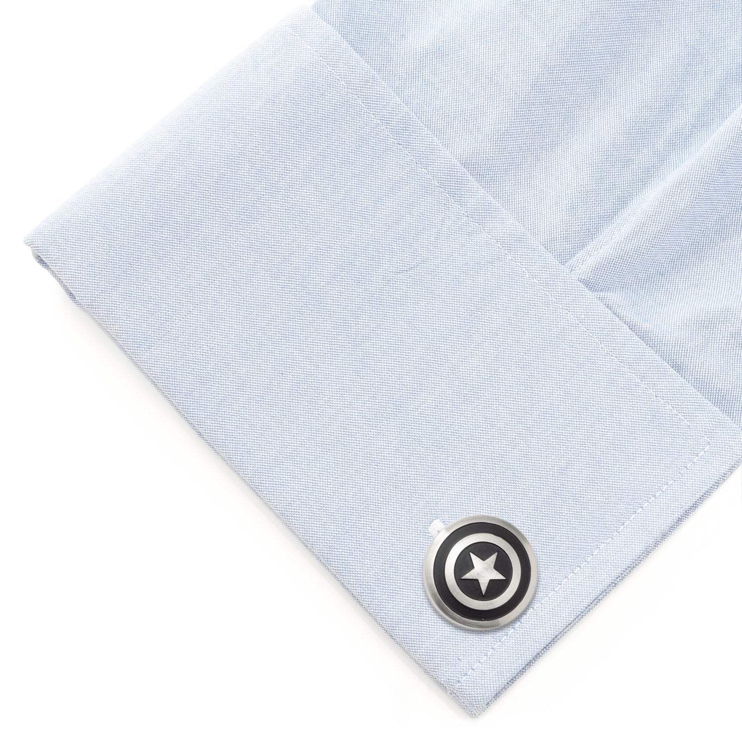 Marvel Captain America Shield Stainless Steel Cufflinks - Cufflinks.com - Flyclothing LLC