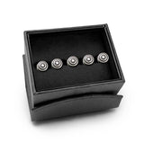 Marvel Captain America Shield Stainless Steel 5-Studs - Cufflinks.com - Flyclothing LLC