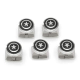 Marvel Captain America Shield Stainless Steel 5-Studs - Cufflinks.com - Flyclothing LLC