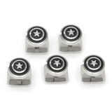 Marvel Captain America Shield Stainless Steel 5-Studs - Cufflinks.com - Flyclothing LLC