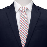 Marvel Captain America Striped White Men's Tie - Cufflinks.com - Flyclothing LLC