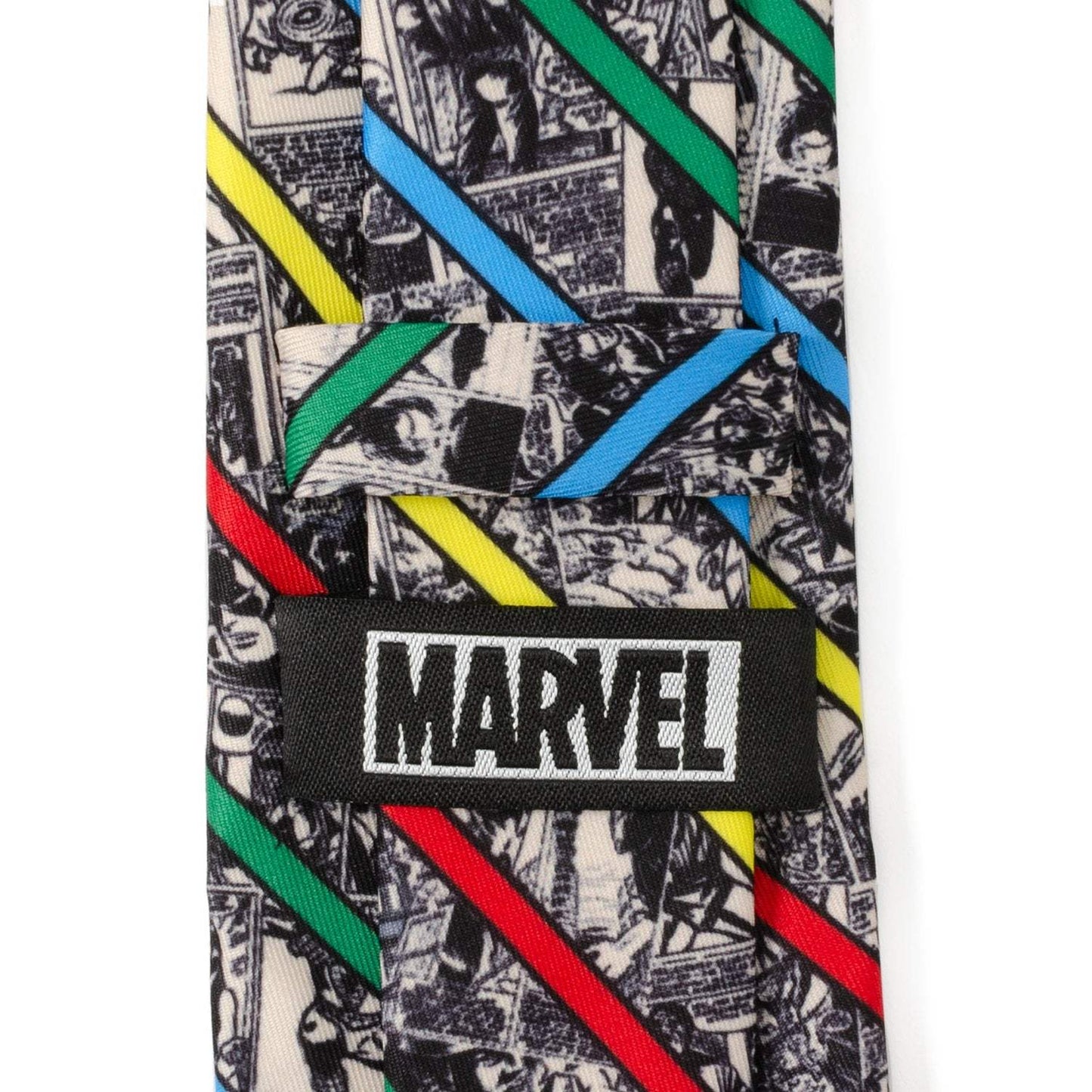 Marvel Comic Stripe Tan Men's Tie - Cufflinks.com - Flyclothing LLC
