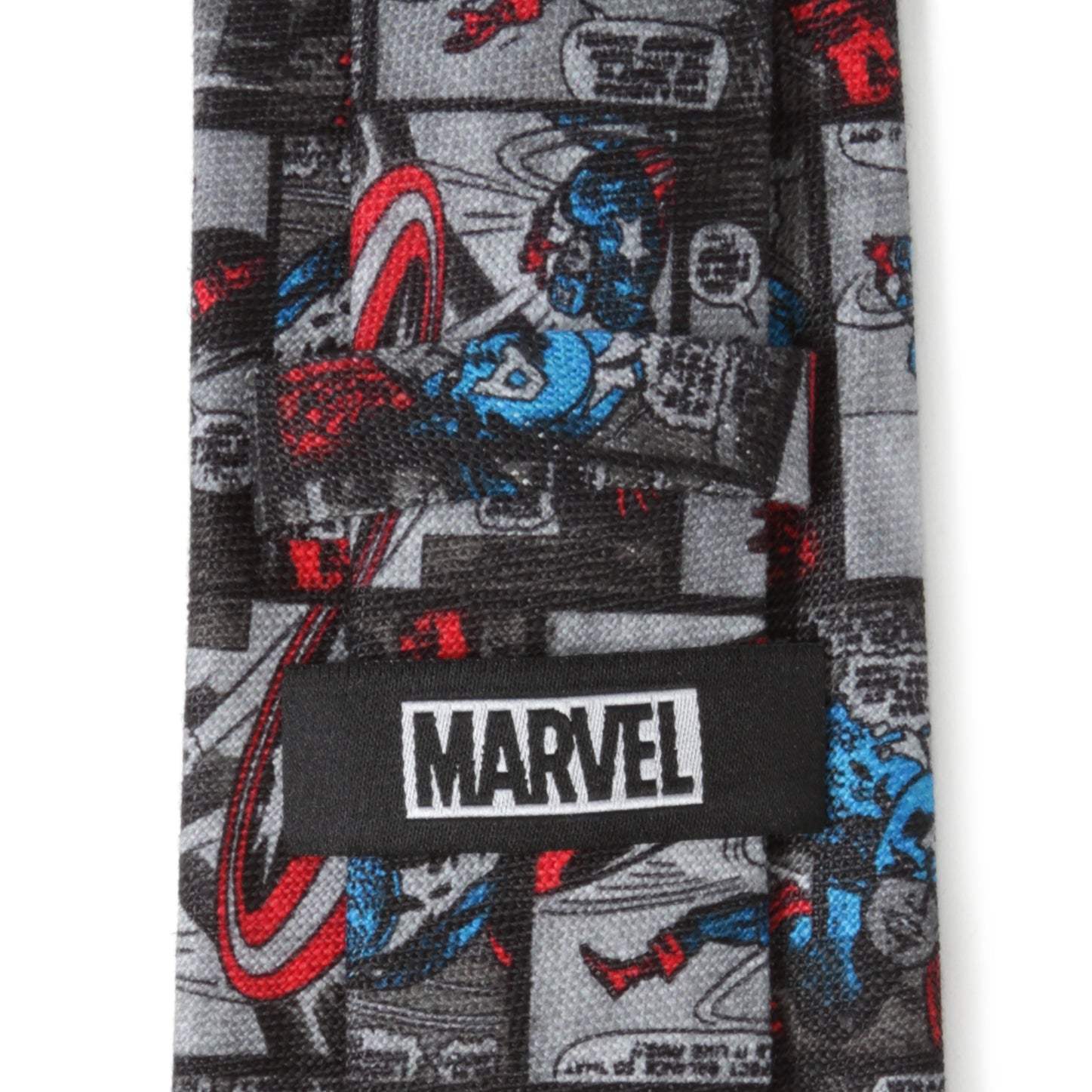 Marvel Captain America Comic Gray Men's Tie - Cufflinks.com - Flyclothing LLC