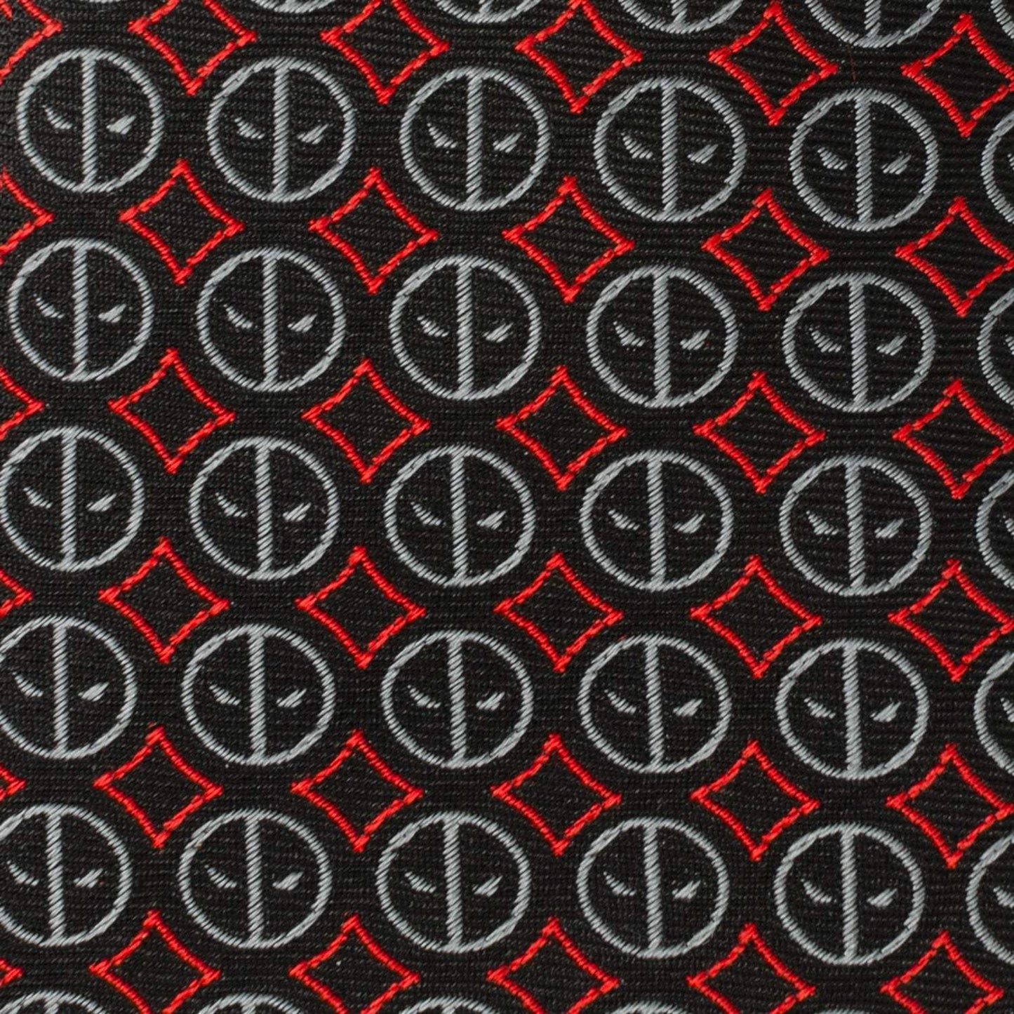 Marvel Deadpool Men's Black Tie - Cufflinks.com - Flyclothing LLC