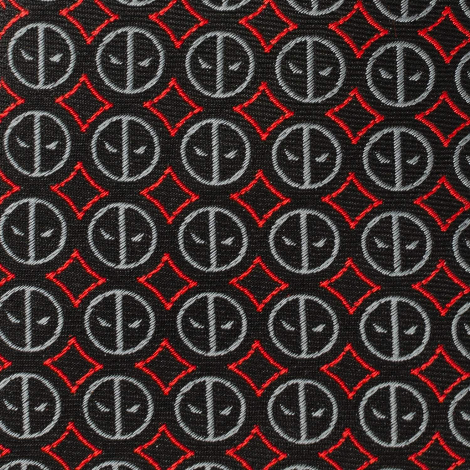 Marvel Deadpool Men's Black Tie - Cufflinks.com - Flyclothing LLC